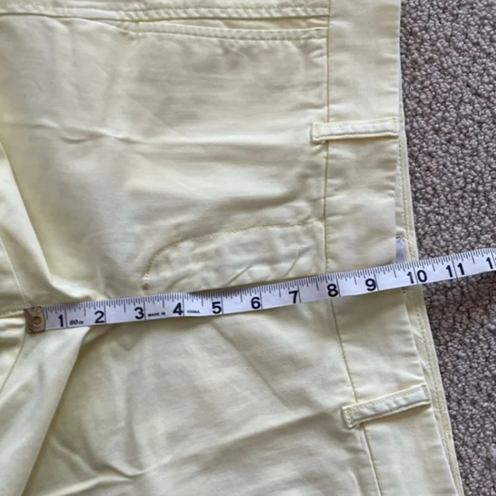 NEW J. Crew 6” Chino Shorts Yellow Size 2 Thick Fabric Bottoms Boating NWOT